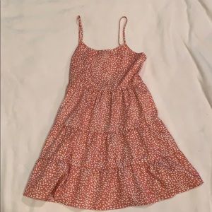 Pink white dot dress from shein